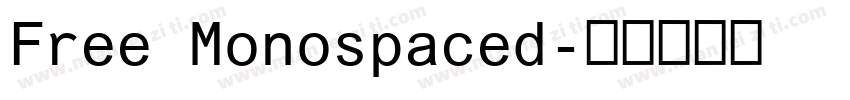 Free Monospaced字体转换
